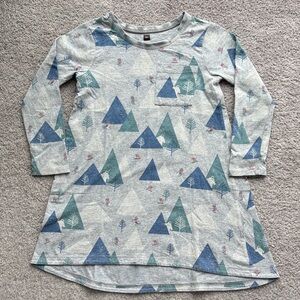 Tea Collection long-sleeved dress - yetis!